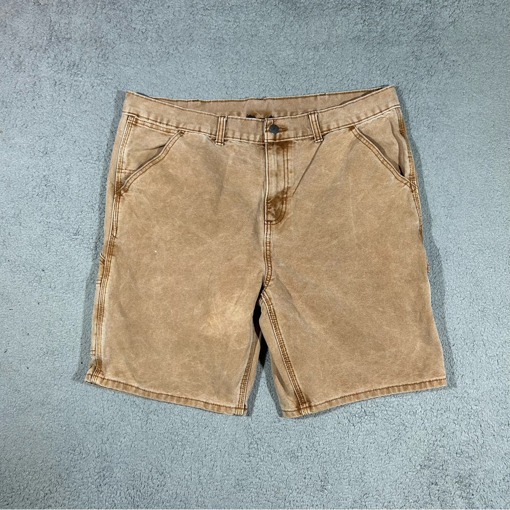 No Boundaries Men's Cargo Shorts Tan